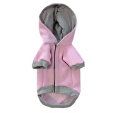 Alphadog Pale Pink Polarlı Küçük Irk Köpek Sweatshirtü