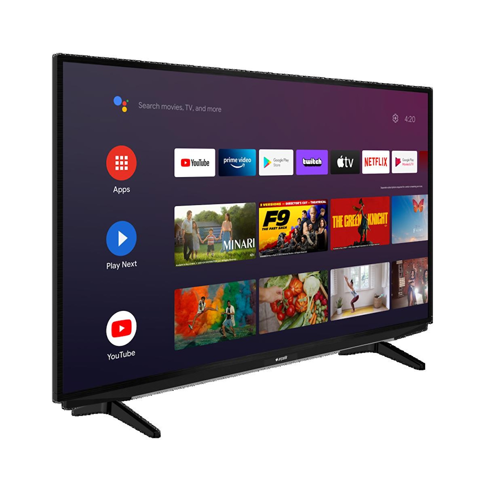 Arçelik 8 Serisi A65 B 820 B 4K Ultra HD 65'' 165 Ekran Uydu Alıcılı ...