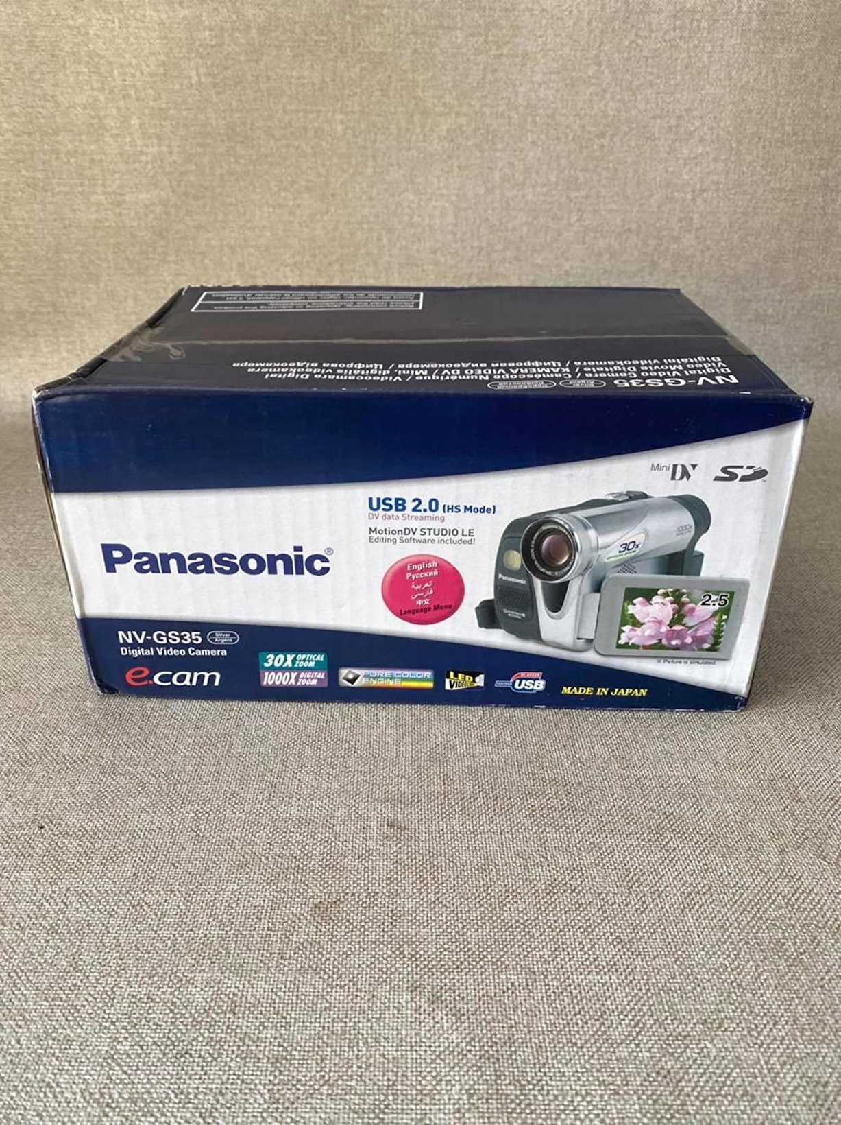 Panasonic NV-GS35 Mini DV 1000X Zoom Video Kamera Nostalji Fiyatları ve ...