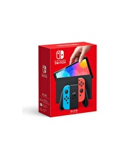 Nintendo Switch OLED Oyun Konsol Kırmızı - Mavi