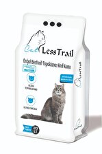 Less Trail 20 Lt İnce Tane Sabun Kokulu Beyaz Bentonit Kedi Kumu