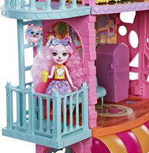 Enchantimals Şehir Evi Ve Kafe Oyun Seti (71 Cm), Bebek, Köpek Figürü Ve Aksesuarlarıyla, 4 Yaş Ve Ü