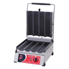 Işıkgaz Silverinox Elektrikli Döküm 4 Lü Dürüm Tost Makinesi