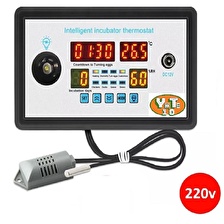 YATE10 ZFX-W9005-V3 220Volt Kuluçka Kontrolörü (Isı-Nem-Çevirme-Fan)