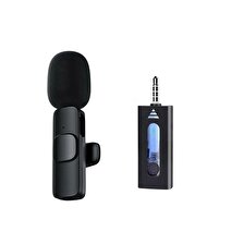 Kablosuz Yaka Mikrofonu 3.5mm çok yönlü kondenser yaka mikrofon