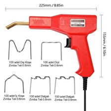 Yate10 Plastik Tel Kaynak Makinası 50w/220v+500 Adet Tel