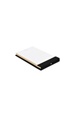 Simsiyah Notepad Noktalı Not Defteri 9 x 15 cm.