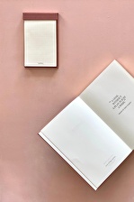Gül Kurusu Notepad Noktalı Not Defteri 9 x 15 cm.