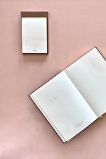 Sütlü Kahve Notepad Noktalı Not Defteri 9 x 15 cm.