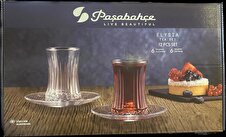 Paşabahçe elysia kristal çay bardağı seti takımı - 12 parça çay seti 950054