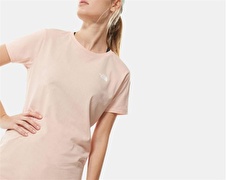 The North Face  Kadın S/S SIMPLE DOME Tişört Pembe-XS
