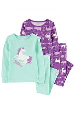 Küçük Kız Çocuk 4'lü Pijama Set 2P852710