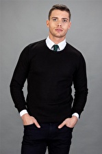 Tudors Slim Fit Dar Kesim Bisiklet Yaka Petek Dese