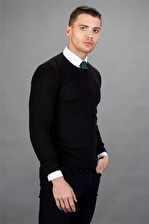 Tudors Slim Fit Dar Kesim Bisiklet Yaka Petek Dese