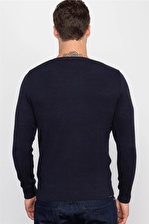 Tudors Slim Fit Dar Kesim Bisiklet Yaka Petek Dese
