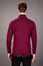 Tudors Slim Fit Dar Kesim V Yaka Pamuklu Erkek Kaz