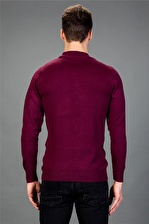 Tudors Slim Fit Dar Kesim Yarım Balıkçı Yaka Düz E