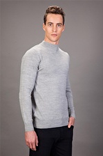 Tudors Slim Fit Dar Kesim Yarım Balıkçı Yaka Düz E