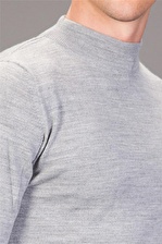 Tudors Slim Fit Dar Kesim Yarım Balıkçı Yaka Düz E