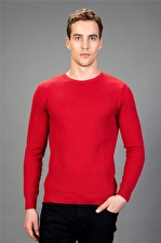 Tudors Slim Fit Dar Kesim Bisiklet Yaka Petek Dese