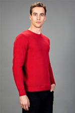 Tudors Slim Fit Dar Kesim Bisiklet Yaka Petek Dese
