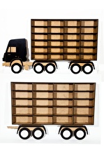 Ahşap 3mm MDF Hot Wheels  Oyuncak Araba  için Kamyon Standı Duvar Rafı