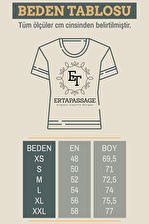 ErTaPassage Kadın Turuncu Anne İle Bebek Baskılı Oversize T-Shirt T8932340