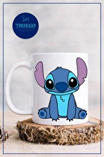 Baskılı Kupa Bardak Seramik Mug - Stitch