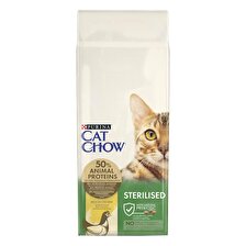 Cat Chow Tavuklu Kısırlaştırılmış Yetişkin Kedi Maması 15 Kg