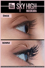 Maybelline Lash Sensational Sky High Fiber Fırça Siyah Rimel No:1