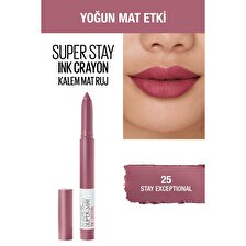 MAYBELLİNE SUPER STAY İNK CRAYON RUJ 25 STAY EXCEPTIONAL