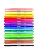 Fineliner 24 Lü İnce Uçlu Kalem 1 Paket 24 Renk 0.4 Mm Keçe Uçlu Kalem Renkli İşaretleme Yazı Kalemi