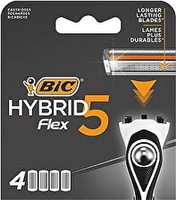 BIC Hybrid 5 Flex 4'lü Yedek Tıraş Bıçağı Kartuşu