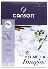 Canson Mix Media Imagine Blok 200g 50 Yaprak A4