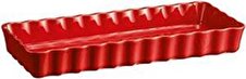 EH Tart-Börek-Flan Kabı Yuvarlak 32 cm Kırmızı/Burgundy -346032