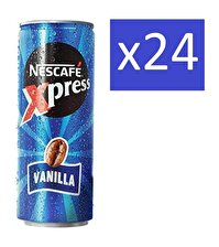 Nescafe Xpress Vanilla / Vanilya Original Soğuk Kahve - 250 ml x 24 adet