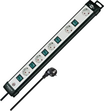 Brennenstuhl Premium-Line 5 Soketli Ayrı Anahtarlı 3 Metre Kablolu Montaj Özellikli  Priz