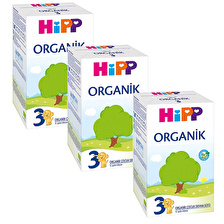 Hipp 3 Organik Devam Sütü 600 gr 3 Adet