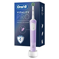 Oral-B Vitality Pro Şarjlı Diş Fırçası Lila Protect X Clean