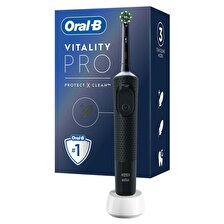 Oral-B Vitality Pro Şarjlı Diş Fırçası Siyah Protect X Clean