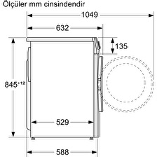 Bosch WGA244X0TR 1400 Devir 9 kg Çamaşır Makinesi