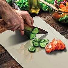 Decovetro Cam Kesme Tahtası Bej Rengi 30x40 Cm