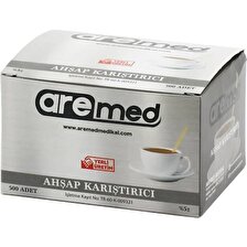 Aremed Ahşap Çay ve Kahve Karıştırıcı 12 X 500'Lü