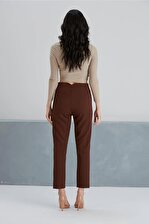 Kadın Yüksek Bel Kumaş Pantolon
