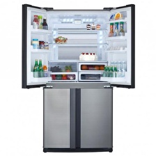 Sharp SJ-EX820F2-SL 4 Kapılı Gardırop Tipi NoFrost Buzdolabı 605 Lt.