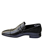 Fosco 2778 Siyah Deri Erkek Klasik Ayakkabı
