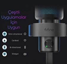 Fifine Ampligame A9 USB Oyuncu Yayıncı Bilgisayar Mikrofon