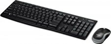 Logitech MK270 Kablosuz Siyah Klavye Mouse Set 920-004525
