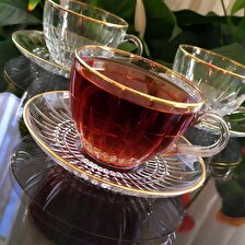 Paşabahçe Lizbon Kesme Dekor Çay ve Nescafe Fincanı-6 Kişilik