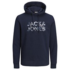 Jack & Jones Erkek Kapşonlu Sweatshirt 12216242